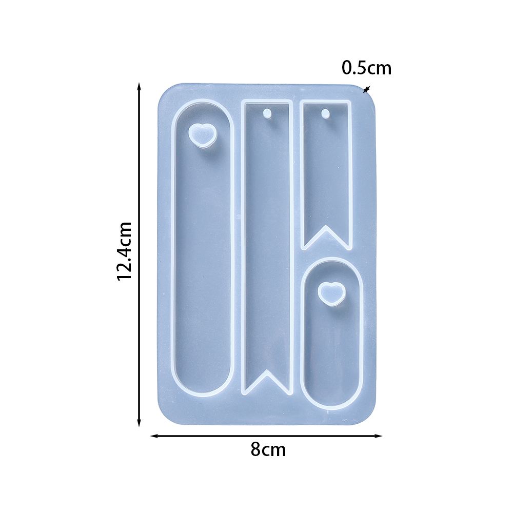 Oval Bookmark Silicone Mold He - огляд і ціна Resin Art Guide Book