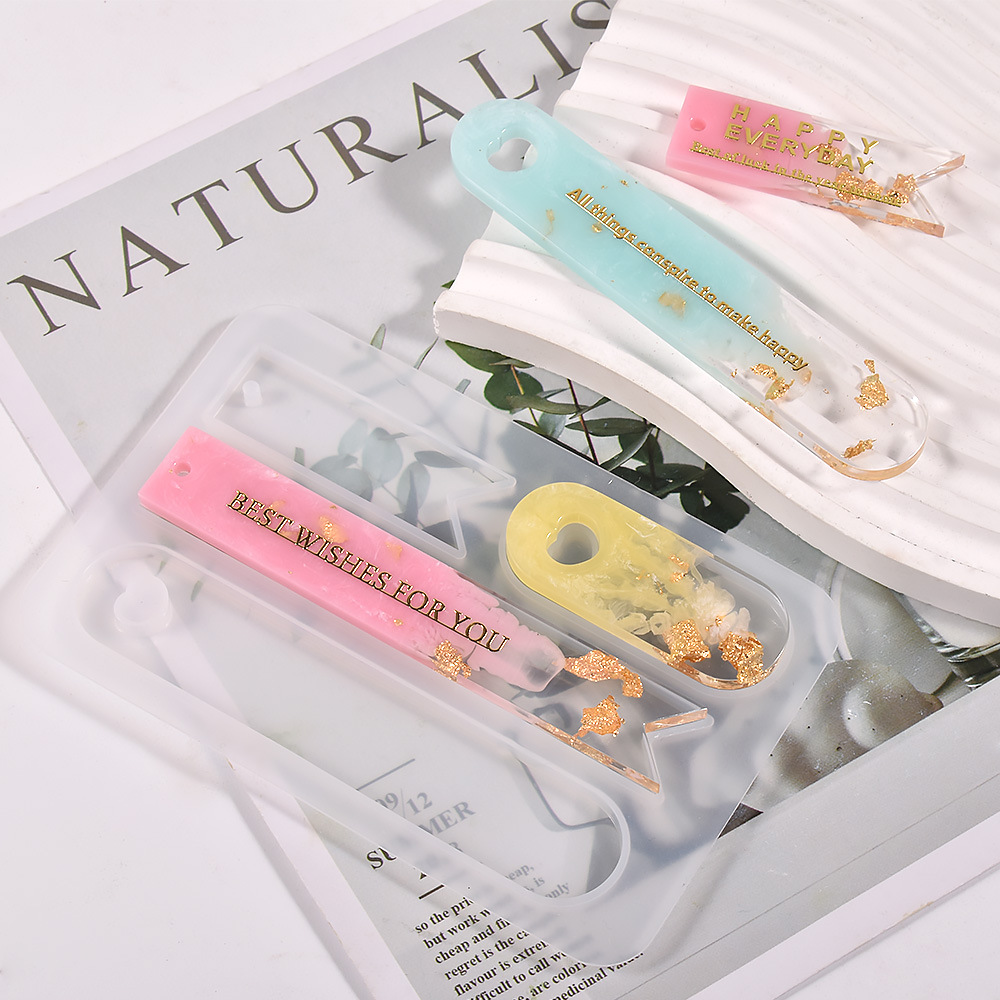 Oval Bookmark Silicone Mold He - огляд і ціна Resin Art Guide Book