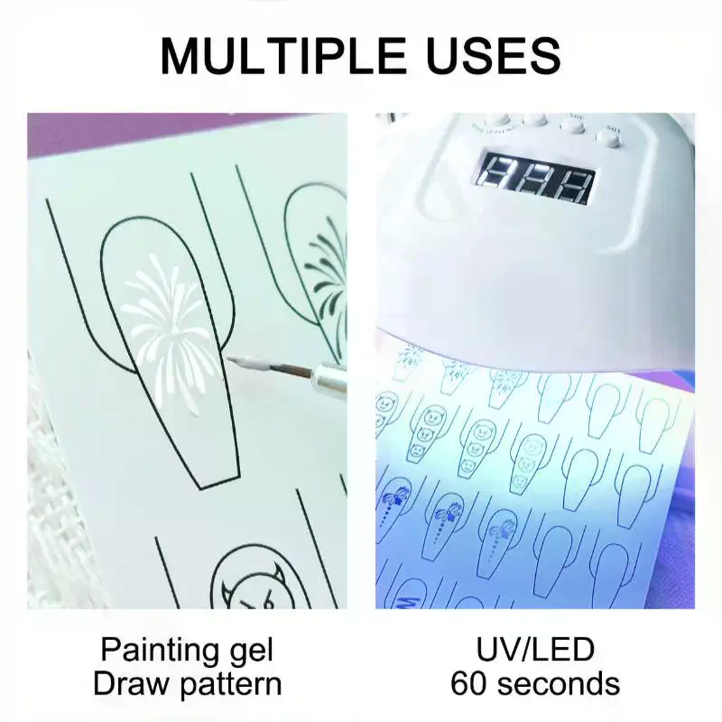 Nail Art Lines Practice Paper  - огляд і ціна Resin Art Guide Book