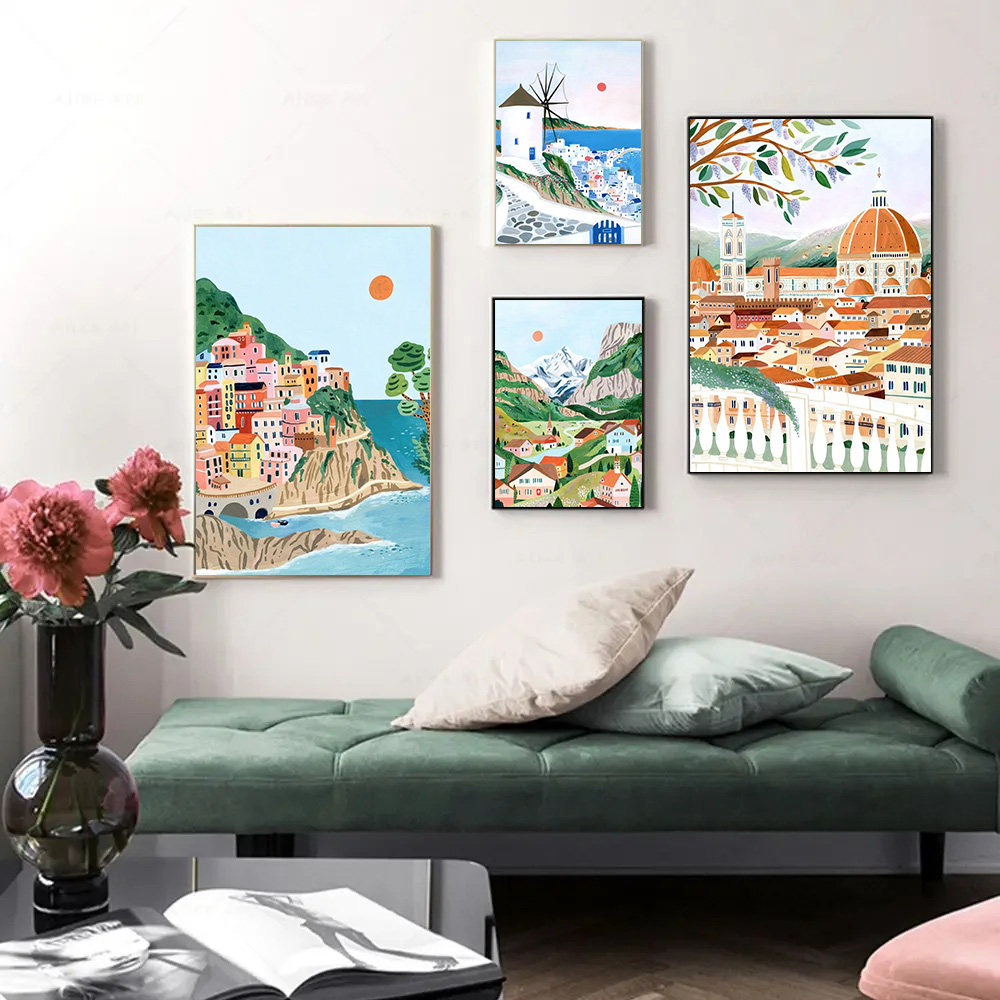 World Travel City Poster Lands - огляд і ціна Resin Art World