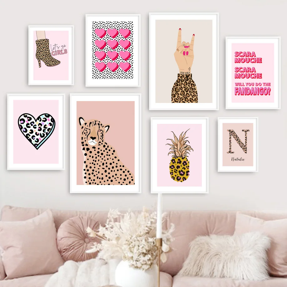 Nordic Abstract Wall Art Pink  - огляд і ціна Resin Art Name
